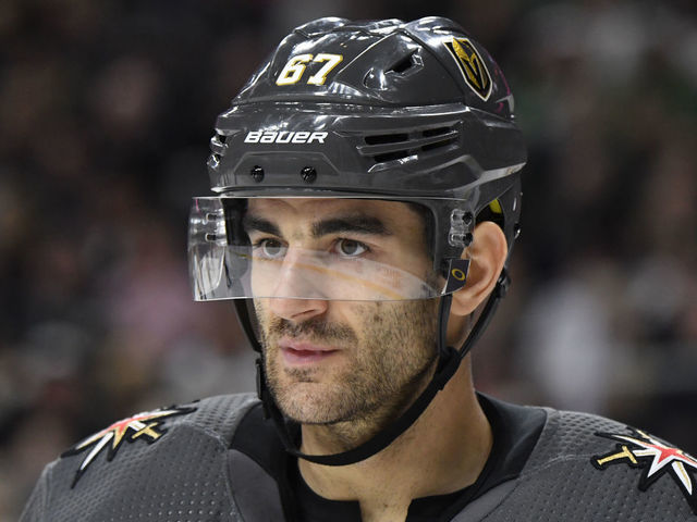 LAS VEGAS, NEVADA - MARCH 03: Max Pacioretty #67 of the Vegas Golden Knights skates during the third period against the New Jersey Devils at T-Mobile Arena on March 03, 2020 in Las Vegas, Nevada.