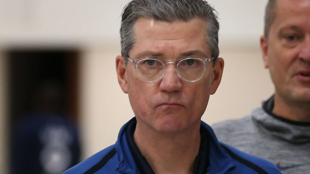 Timberwolves General manger Scott Layden spoke the media about Ryan Saunders was named as interim head coach after Tom Thibodeau was fired at Mayo Clinic Square Monday January 7, 2019 in Minneapolis,MN.] Jerry Holt ‚Ä¢ Jerry.holt@startribune.com