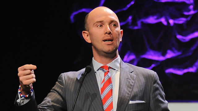 TEMPE, AZ - JANUARY 30: Pastor Jack Easterby speaks onstage during the 16th Annual Super Bowl Gospel Celebration at ASU Gammage on January 30, 2015 in Tempe, Arizona.