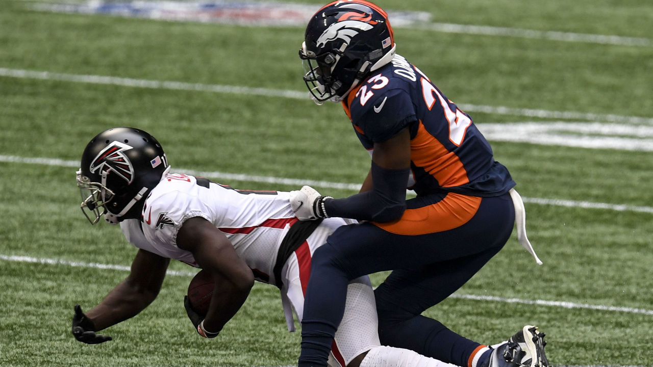 Broncos cornerback Michael Ojemudia closes rookie season on high note with  two forced fumbles