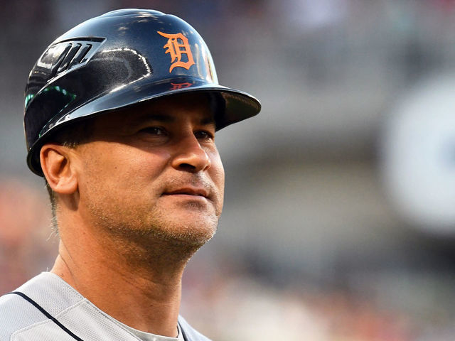 MINNEAPOLIS, MN - JULY 22: Detroit Tigers First base Coach Omar Vizquel (13) looks on during a MLB game between the Minnesota Twins and Detroit Tigers on July 22, 2017 at Target Field in Minneapolis, MN. The Twins defeated the Tigers 6-5.