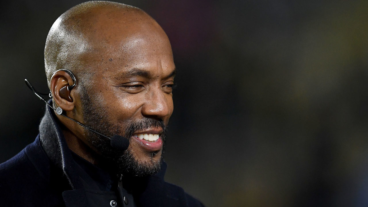 GREEN BAY, WISCONSIN - OCTOBER 14: ESPN analyst Louis Riddick looks on before the game between the Green Bay Packers and the Detroit Lions at Lambeau Field on October 14, 2019 in Green Bay, Wisconsin.