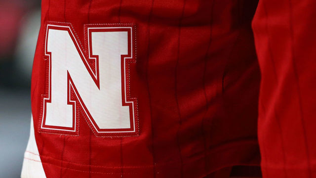 PISCATAWAY, NJ - JANUARY 21: The Nebraska Cornhuskers logo on the uniform shorts during a game against the Rutgers Scarlet Knights at Rutgers Athletic Center on January 21, 2019 in Piscataway, New Jersey.