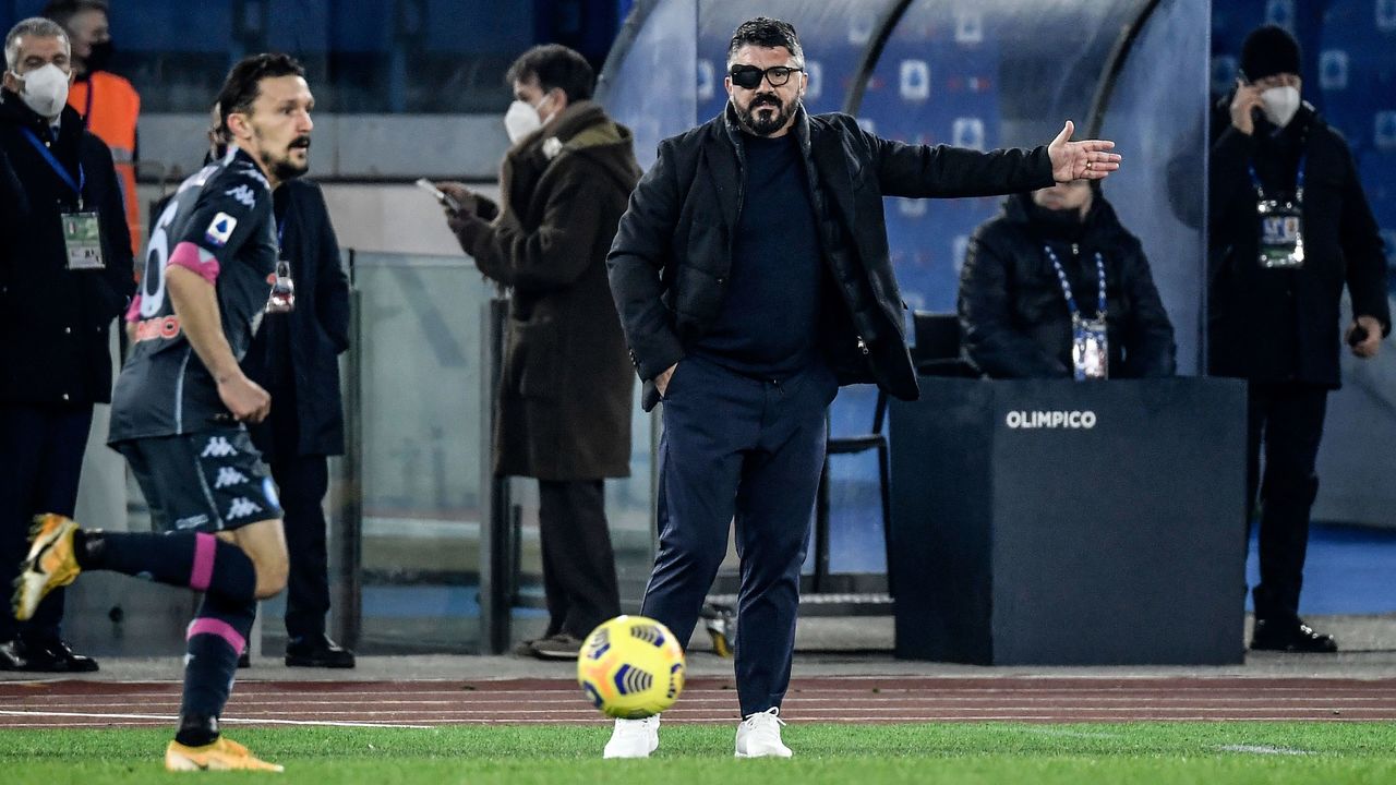 Patched Up Gattuso Watches Napoli Slump At Lazio Thescore Com