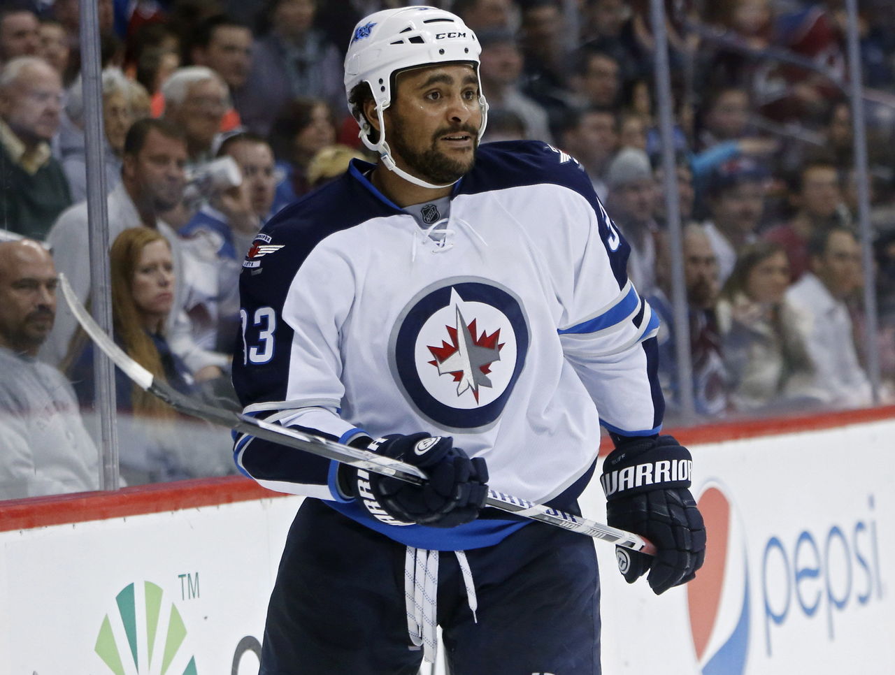 Dustin Byfuglien moving to forward for Jets