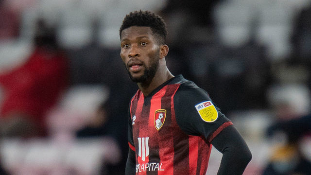 BOURNEMOUTH, ENGLAND - DECEMBER 12: Bournemouth's Jefferson Lerma during the Sky Bet Championship match between AFC Bournemouth and Huddersfield Town at Vitality Stadium on December 12, 2020 in Bournemouth, England.