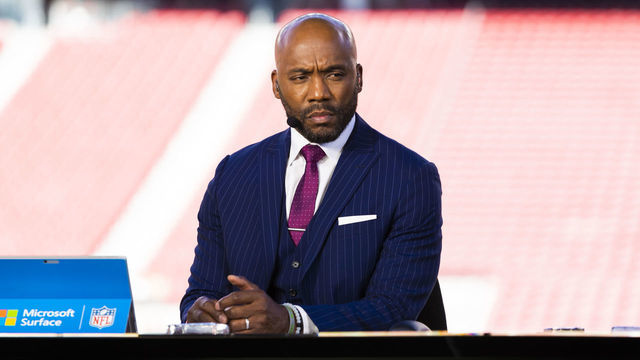 SANTA CLARA, CA - OCTOBER 07: ESPN Monday Night Football Studio Analysts Louis Riddick during the NFL regular season football game between the Cleveland Browns and the San Francisco 49ers on Monday, Oct. 7, 2019 at Levi's Stadium in Santa Clara, Calif.