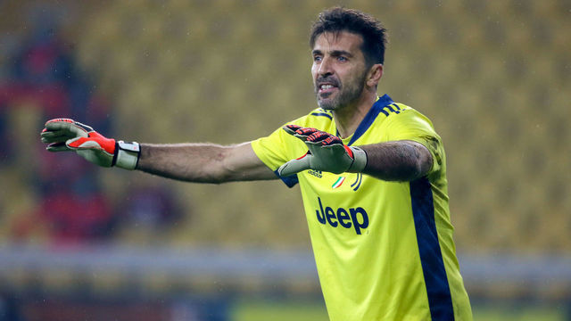 PARMA, ITALY - DECEMBER 19: Gianluigi Buffon of Juventus during the Serie A match between Parma Calcio and Juventus FC at Ennio Tardini Stadium on december 19, 2020 in Parma, Italy