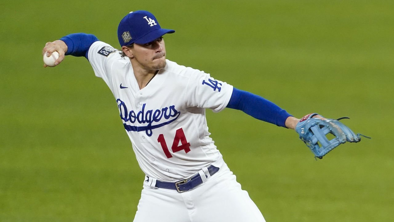 Men's Los Angeles Dodgers Enrique Hernandez 14 2020 World Series