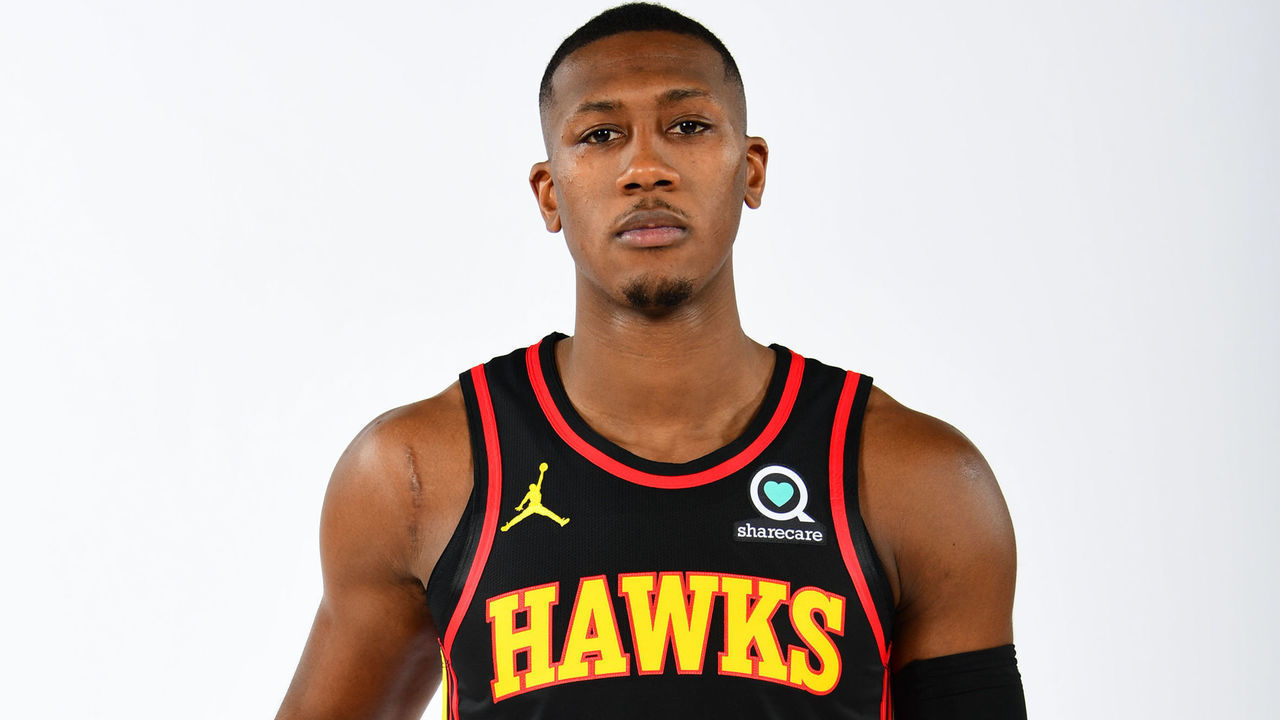 BROOKHAVEN, GA - DECEMBER 9: Kris Dunn #32 of the Atlanta Hawks poses for a portrait on December 9, 2020 at Emory Hawks Training Center in Brookhaven, Georgia. Mandatory Copyright Notice: Copyright 2020 NBAE