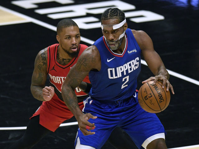 Kawhi Leonard gets going when need be in Clippers' win over Trail Blazers -  Los Angeles Times