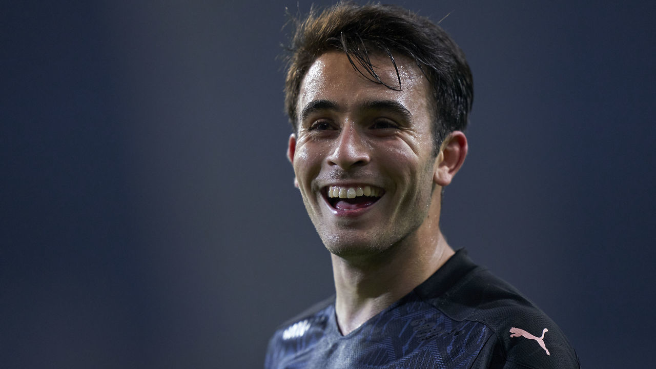 PORTO, PORTUGAL - DECEMBER 01: Eric Garcia of Manchester City reacts during the UEFA Champions League Group C stage match between FC Porto and Manchester City at Estadio do Dragao on December 01, 2020 in Porto, Portugal.