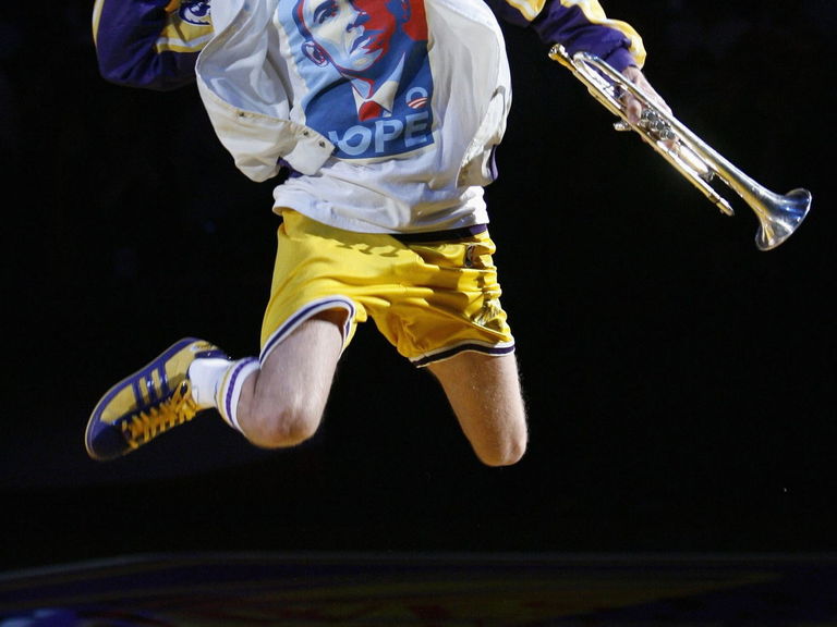 VIDEO Red Hot Chili Peppers bassist Flea plays the national anthem at