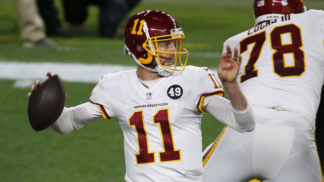 PITTSBURGH, PA - DECEMBER 08: Alex Smith #11 of the Washington Football Team in action against the Pittsburgh Steelers on December 8, 2020 at Heinz Field in Pittsburgh, Pennsylvania.