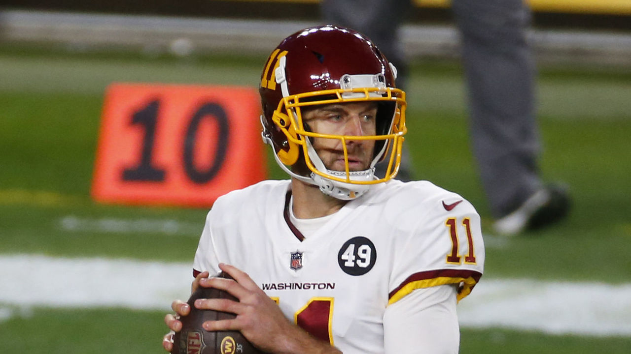 PITTSBURGH, PA - DECEMBER 08: Alex Smith #11 of the Washington Football Team in action against the Pittsburgh Steelers on December 8, 2020 at Heinz Field in Pittsburgh, Pennsylvania.