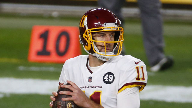 PITTSBURGH, PA - DECEMBER 08: Alex Smith #11 of the Washington Football Team in action against the Pittsburgh Steelers on December 8, 2020 at Heinz Field in Pittsburgh, Pennsylvania.