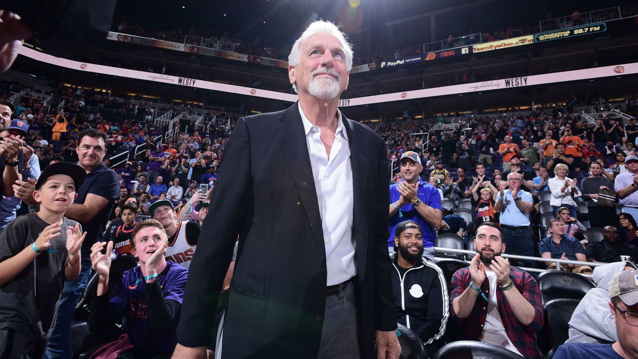 PHOENIX, AZ - OCTOBER 26: Former NBA Player, Paul Westphal attends the game between the Phoenix Suns and the LA Clippers on October 26, 2019 at Talking Stick Resort Arena in Phoenix, Arizona. Mandatory Copyright Notice: Copyright 2019 NBAE