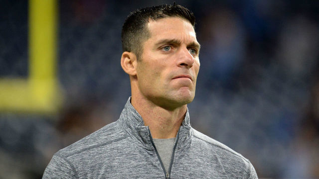 DETROIT, MI - AUGUST 25, 2017: Director of player personnel Nick Caserio of the New England Patriots walks onto the field prior to a preseason game on August 25, 2017 against the Detroit Lions at Ford Field in Detroit, Michigan. New England won 30-28. (Photo by: 2017 Nick Cammett/Diamond Images/Getty Images)