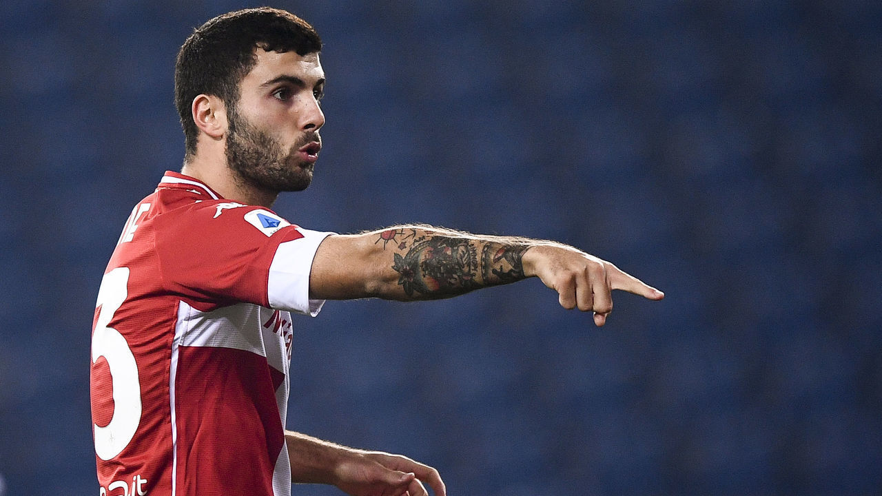 STADIO ENNIO TARDINI, PARMA, ITALY - 2020/11/07: Patrick Cutrone of ACF Fiorentina gestures during the Serie A football match between Parma Calcio and ACF Fiorentina. The match ended 0-0 tie.
