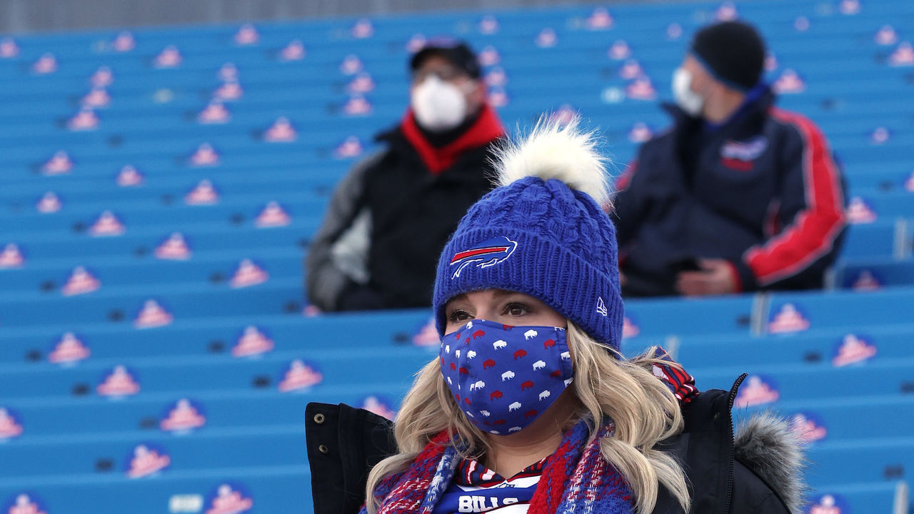 Lucky few Bills fans eager to cheer on team from stands first fans bills  tickets AP