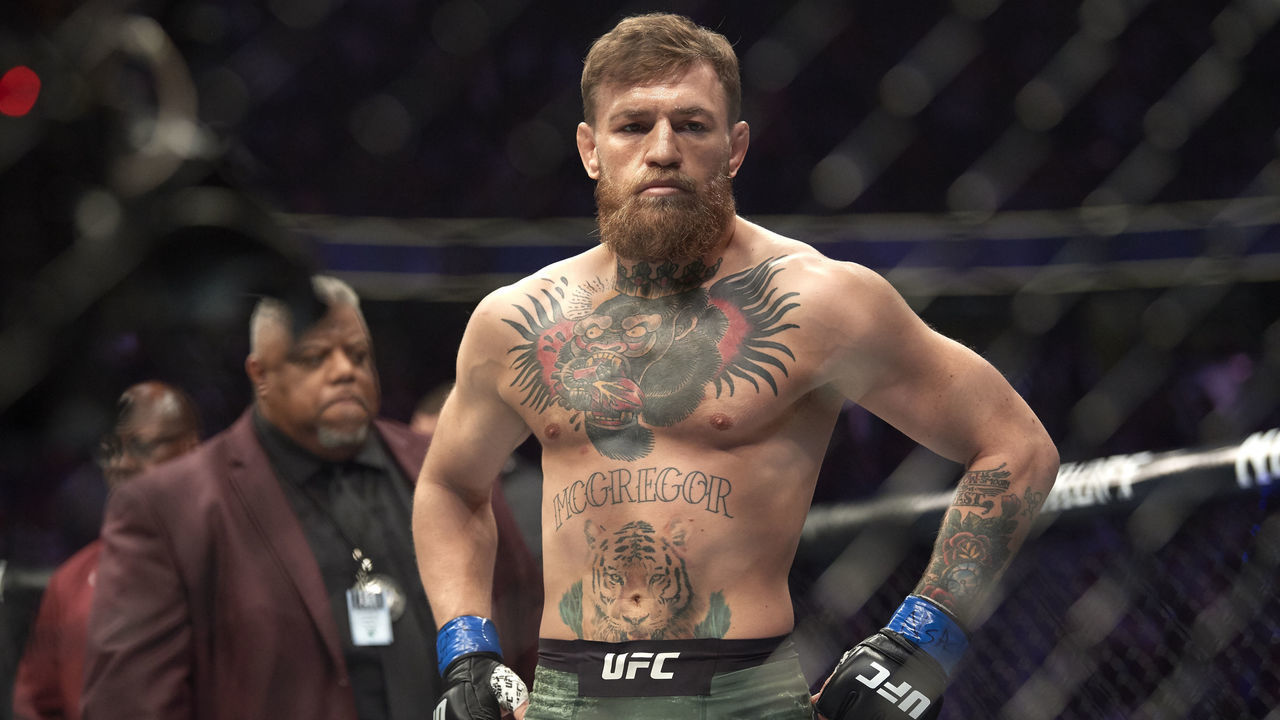 Mixed Martial Arts: UFC 229: Conor McGregor before Lightweight Championship fight vs Khabib Nurmagomedov at T-Mobile Arena. Las Vegas, NV 10/6/2018 CREDIT: John W. McDonough (Set Number: X162211 TK1 )