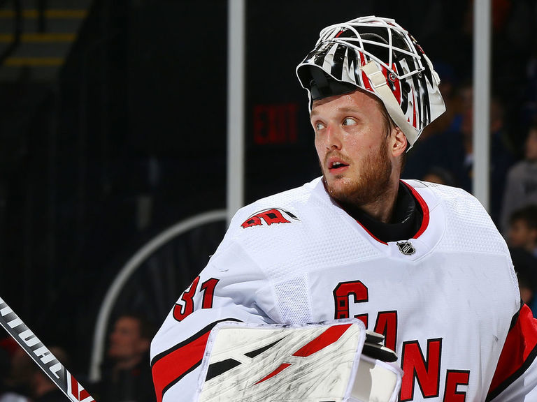 Jets claim Anton Forsberg off waivers from Hurricanes | theScore.com