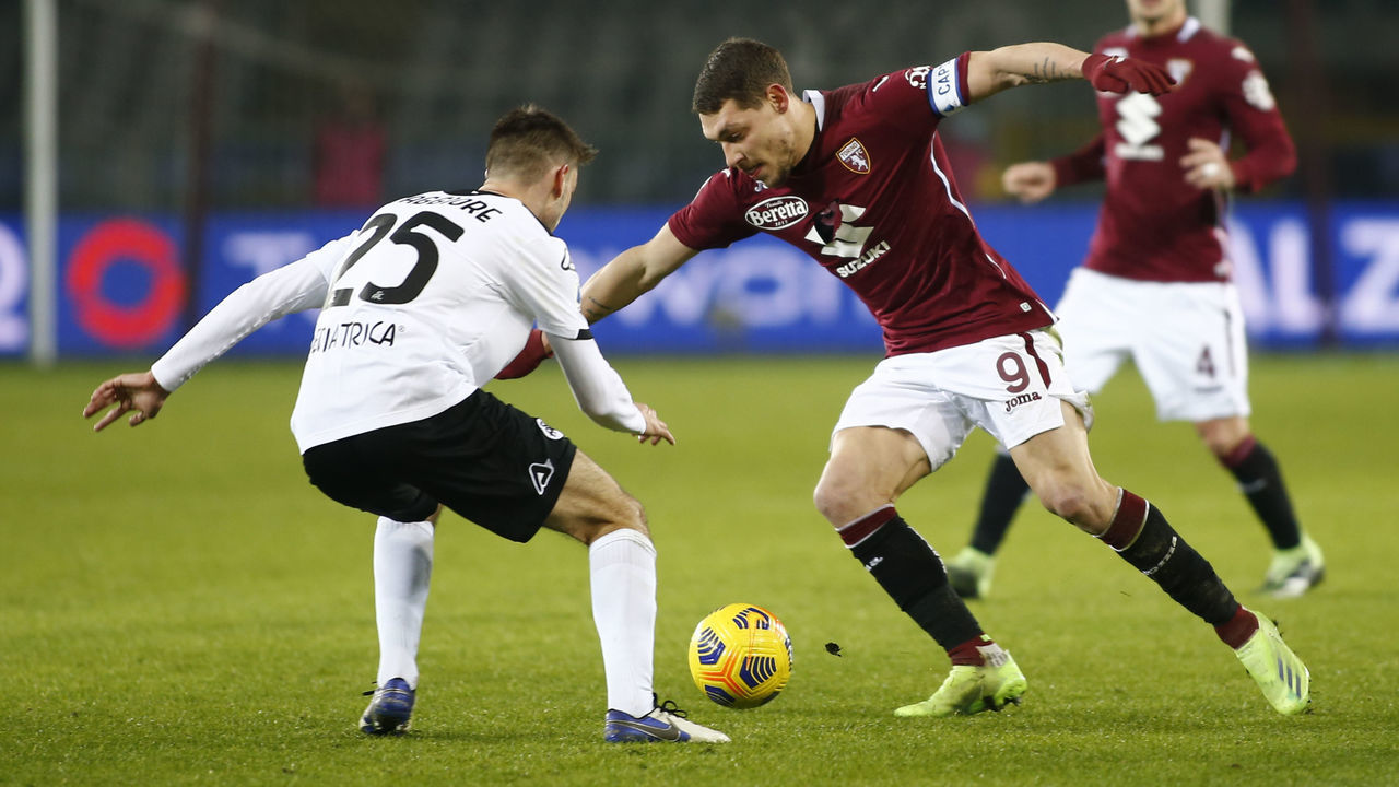 Andrea Belotti during Serie A match between Torino v Spezia in Turin, on January 16, 2020