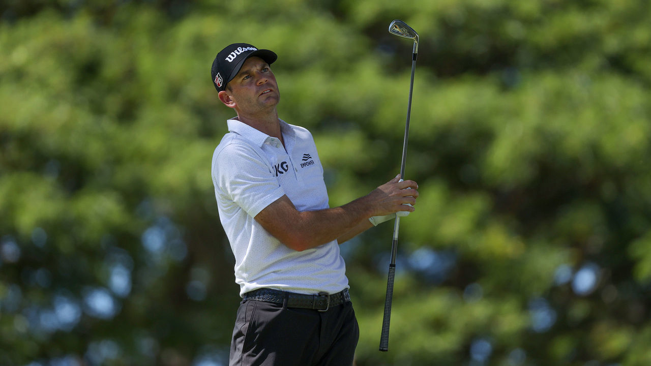 HONOLULU, HAWAII - JANUARY 16: Brendan Steele of the United States plays his shot from the second tee during the third round of the Sony Open in Hawaii at the Waialae Country Club on January 16, 2021 in Honolulu, Hawaii.