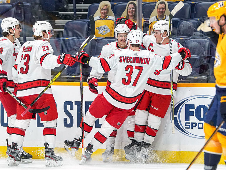 Hurricanes score 3 in 3rd to beat Predators