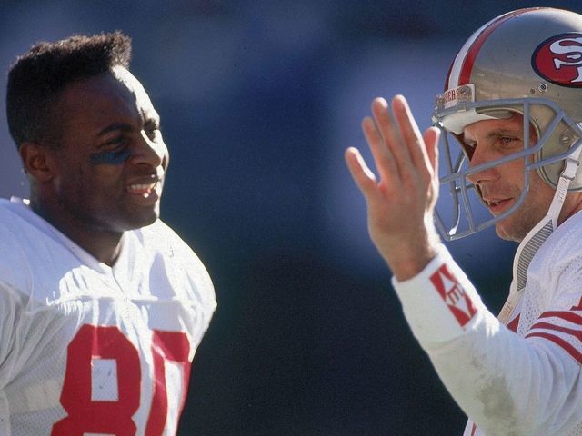2023 Leaf Legends Edition Joe Montana & Jerry Rice Dual Card #ELE-04 – San Francisco 49ers