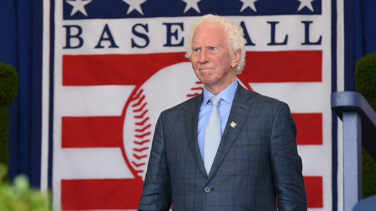 COOPERSTOWN, NY - JULY 29: Hall of Famer Don Sutton is introduced during the Baseball Hall of Fame induction ceremony at the Clark Sports Center on July 29, 2018 in Cooperstown, New York.