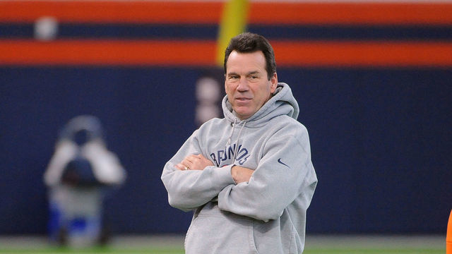 ENGLEWOOD, CO. - DECEMBER 28: Denver Broncos head coach Gary Kubiak before practice at the indoor facility at Dove Valley Wednesday, December 28, 2016.