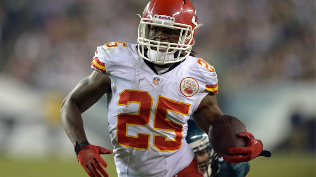 GIF: Jamaal Charles saves Alex Smith with monster block