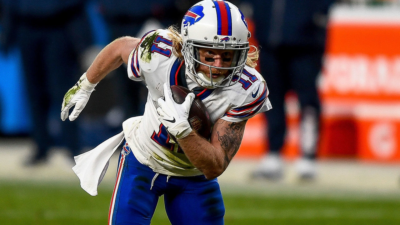 DENVER, CO - DECEMBER 19: Buffalo Bills wide receiver Cole Beasley (11) runs after a catch during a game between the Denver Broncos and the Buffalo Bills at Empower Field at Mile High on December 19, 2020 in Denver, Colorado.
