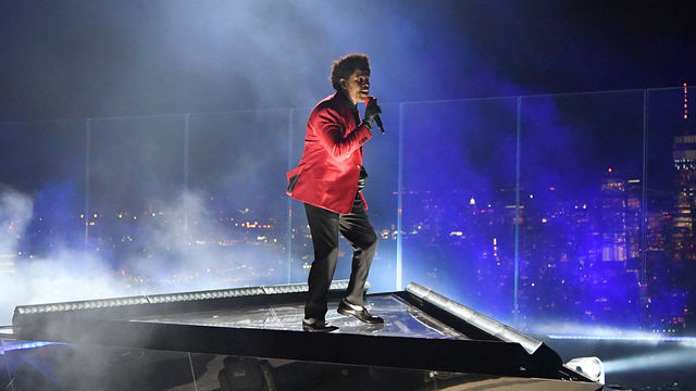 NEW YORK, NEW YORK - AUGUST 30: The Weeknd performs at Edge at Hudson Yards for the 2020 MTV Video Music Awards, broadcast on Sunday, August 30, 2020 in New York City.