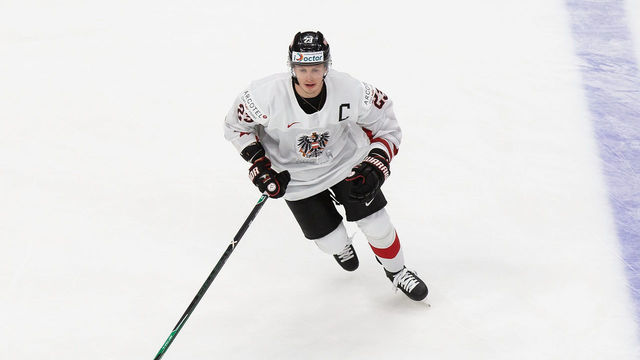 EDMONTON, AB - DECEMBER 26: Marco Rossi #23 of Austria skates against the United States during the 2021 IIHF World Junior Championship at Rogers Place on December 26, 2020 in Edmonton, Canada.