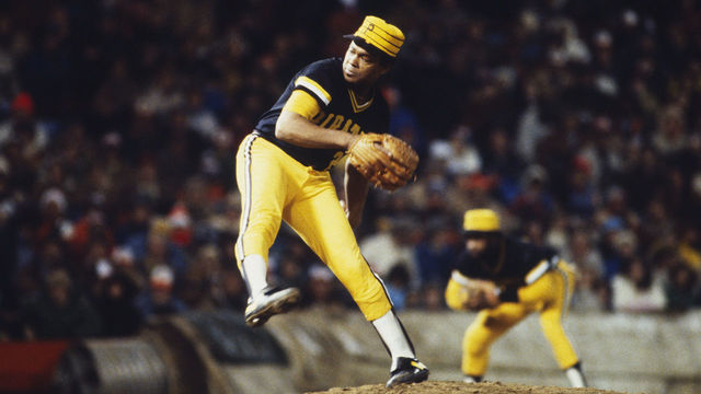 BALTIMORE - OCTOBER 1979: Pittsburgh Pirates' pitcher Grant Jackson #23 pitches against the Baltimore Orioles during the World Series at Memorial Stadium in October of 1979 in Baltimore, Maryland.