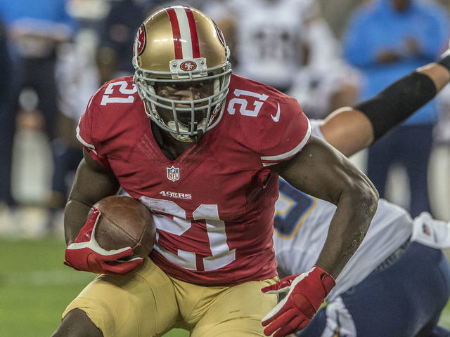 San Francisco 49ers Running Back Jamycal Hasty during an NFL game News  Photo - Getty Images