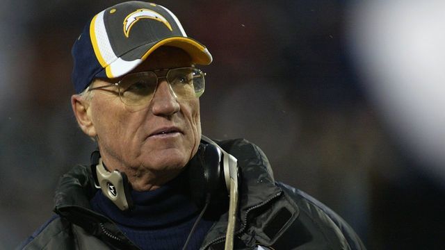 ORCHARD PARK, NY - DECEMBER 3: Marty Schottenheimer, head coach of the San Diego Chargers watches a play from the sidelines against the Buffalo Bills at Ralph Wilson Stadium December 3, 2006 in Orchard Park, New York. San Diego won 24-21.