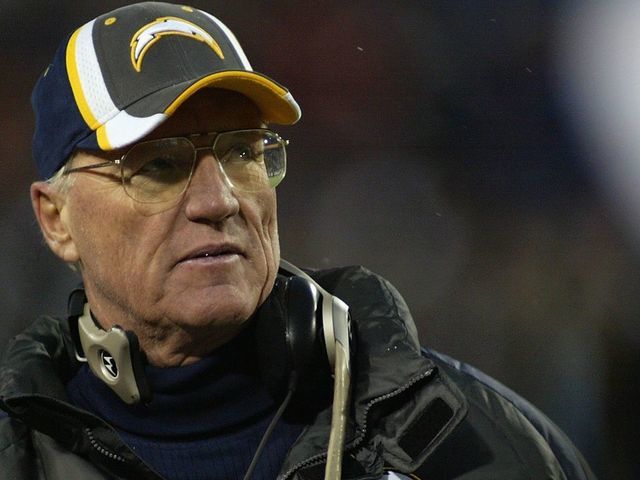 ORCHARD PARK, NY - DECEMBER 3: Marty Schottenheimer, head coach of the San Diego Chargers watches a play from the sidelines against the Buffalo Bills at Ralph Wilson Stadium December 3, 2006 in Orchard Park, New York. San Diego won 24-21.