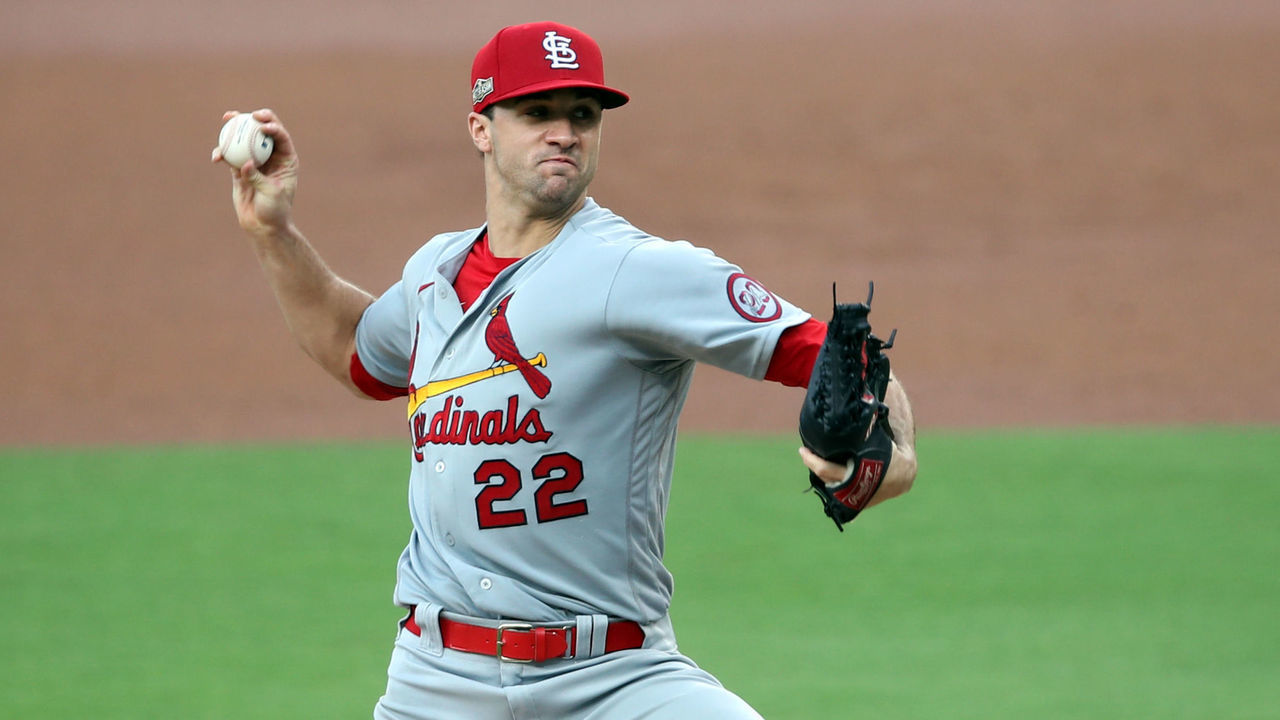 SAN DIEGO, CA - OCTOBER 02: Jack Flaherty #22 of the St. Louis Cardinals pitches during Game 3 of the Wild Card Series between the St. Louis Cardinals and the San Diego Padres at Petco Park on Friday, October 2, 2020 in San Diego, California.
