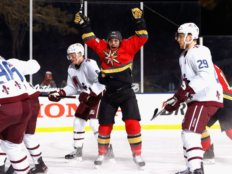 Avs edge Golden Knights in delayed Lake Tahoe game