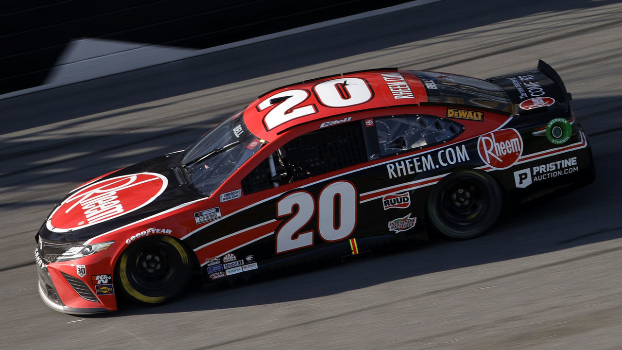 DAYTONA BEACH, FLORIDA - FEBRUARY 21: Christopher Bell, driver of the #20 Rheem Toyota, drives during the NASCAR Cup Series O'Reilly Auto Parts 253 at Daytona International Speedway on February 21, 2021 in Daytona Beach, Florida.