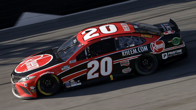 DAYTONA BEACH, FLORIDA - FEBRUARY 21: Christopher Bell, driver of the #20 Rheem Toyota, drives during the NASCAR Cup Series O'Reilly Auto Parts 253 at Daytona International Speedway on February 21, 2021 in Daytona Beach, Florida.