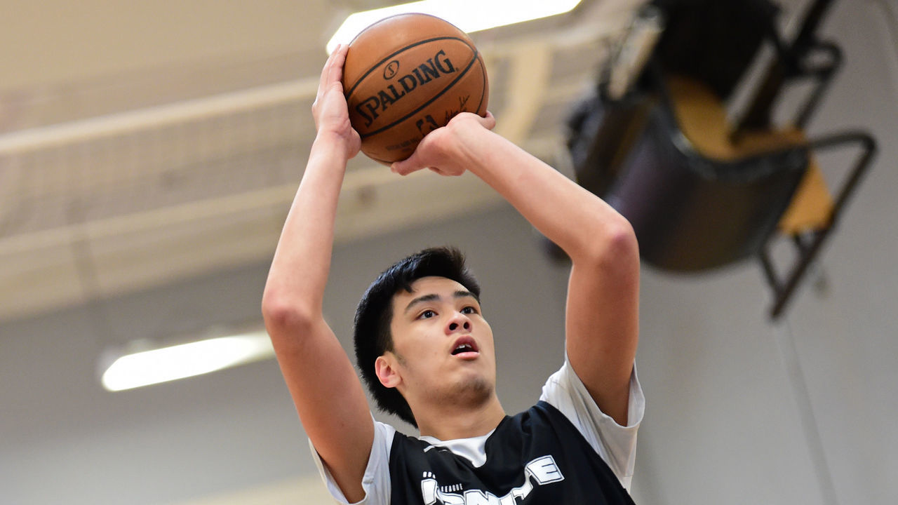 WALNUT CREEK, CA - NOVEMBER 22: Kai Sotto #11 of Team Ignite shoots the ball during an NBA G League Practice and Scrimmage on November 22, 2020 at Ultimate Fieldhouse in Walnut Creek, California. NOTE TO USER: User expressly acknowledges and agrees that, by downloading and or using this photograph, user is consenting to the terms and conditions of Getty Images License Agreement. Mandatory Copyright Notice: Copyright 2020 NBAE