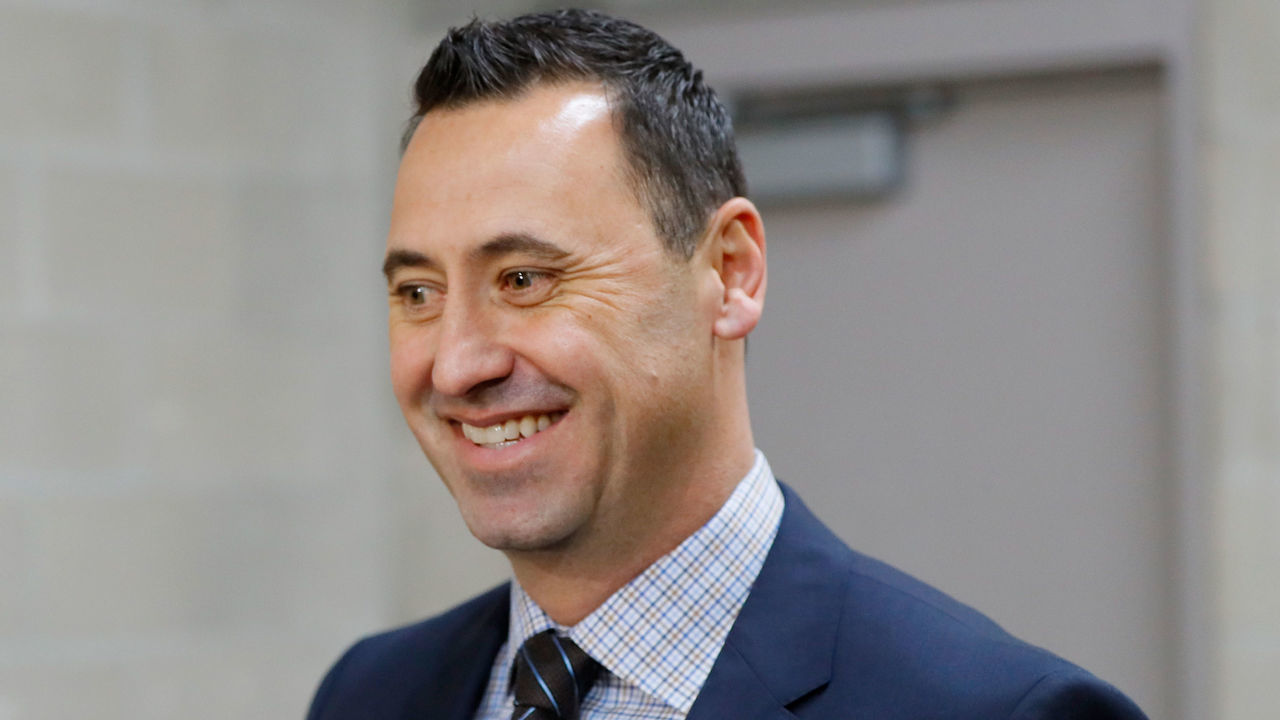 TAMPA, FL - JANUARY 09: Offensive coordinator Steve Sarkisian of the Alabama Crimson Tide arrives before taking on the Clemson Tigers in the 2017 College Football Playoff National Championship Game at Raymond James Stadium on January 9, 2017 in Tampa, Florida.