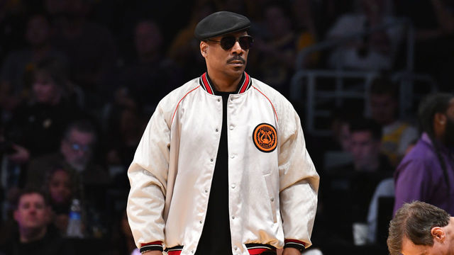 LOS ANGELES, CALIFORNIA - FEBRUARY 23: Eddie Murphy attends a basketball game between the Los Angeles Lakers and the Boston Celtics at Staples Center on February 23, 2020 in Los Angeles, California.