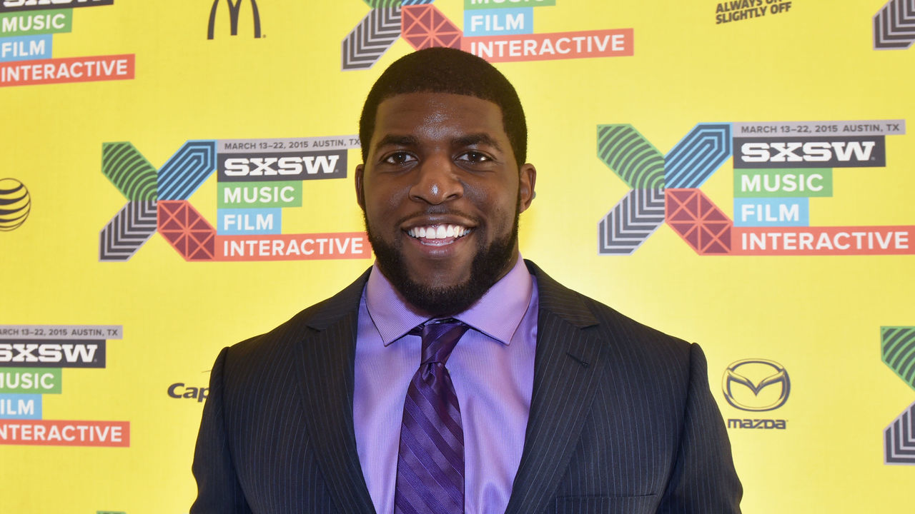 AUSTIN, TX - MARCH 13: NFL player Emmanuel Acho attends 'Problem Solvers: Compensating College Athletes for Their Likeness' during the 2015 SXSW Music, Film + Interactive Festival at Four Seasons Hotel on March 13, 2015 in Austin, Texas.