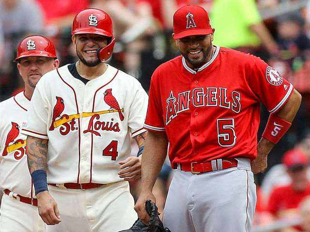 Pujols says Molina is the greatest catcher of his time