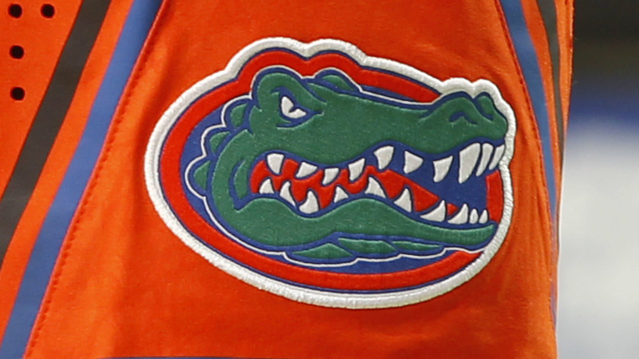SUNRISE, FL - DECEMBER 17: The Florida Gators logo being worn on the shorts during the game against the Texas A&M Aggies at the Orange Bowl Basketball Classic on December 17, 2010 at the BankAtlantic Center in Sunrise, Florida. Florida defeated Texas A&M 84-64.